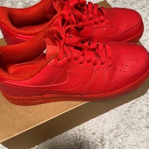 Nike Airforce Ones Red